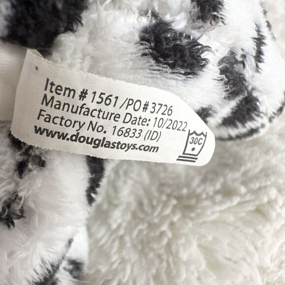 Douglas Cuddle Toys Dalmatian 6” Plush Stuffed Toys Sitting Spotted Puppy - Picture 5 of 6